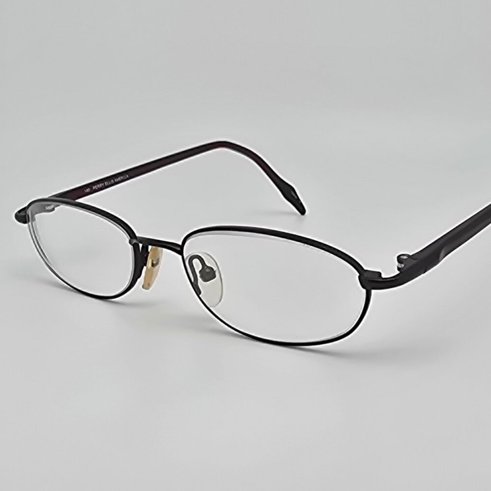 Perry Ellis America PEA-23-3 Brown Oval Eyeglasses Frame 50-18-140